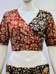 Kalamkari Angrakha Blouse