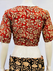 Kalamkari Angrakha Blouse