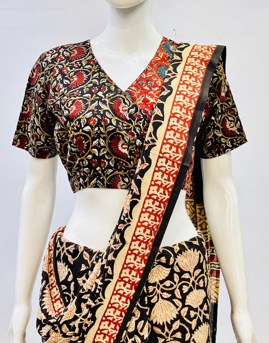 Kalamkari Angrakha Blouse