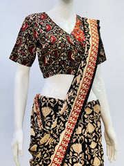 Kalamkari Angrakha Blouse