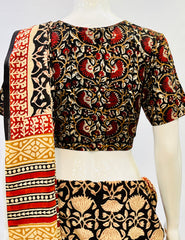 Kalamkari Angrakha Blouse