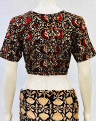 Kalamkari Angrakha Blouse