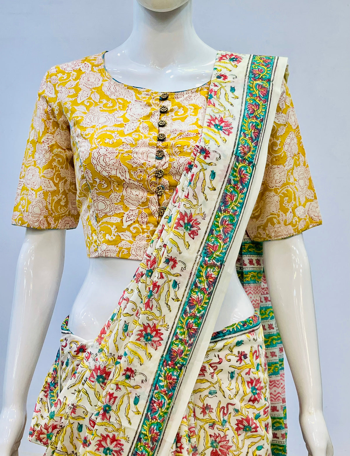Basant Round Neck Blouse