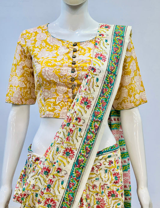 Basant Round Neck Blouse