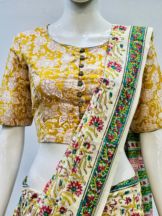 Basant Round Neck Blouse