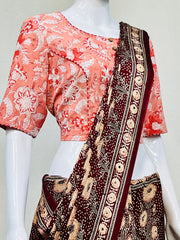 Hand Block Round Neck Blouse