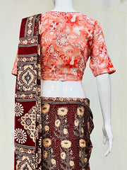 Hand Block Round Neck Blouse