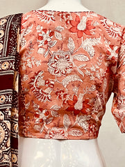 Hand Block Round Neck Blouse