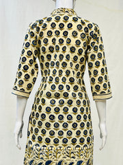Ajrakh Hand Block Printed Short Kurti