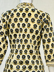Ajrakh Hand Block Printed Short Kurti