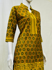 Ajrakh Hand Block Printed Short Kurti