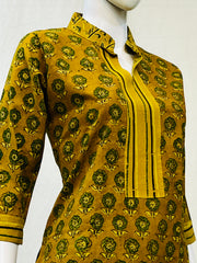 Ajrakh Hand Block Printed Short Kurti