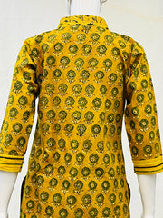 Ajrakh Hand Block Printed Short Kurti