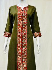 Khadi Cotton Flex Plain Kurti
