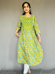 Sanganeri Print Kurti