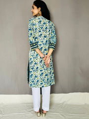 Ajrakh Dabo Printed Kurti