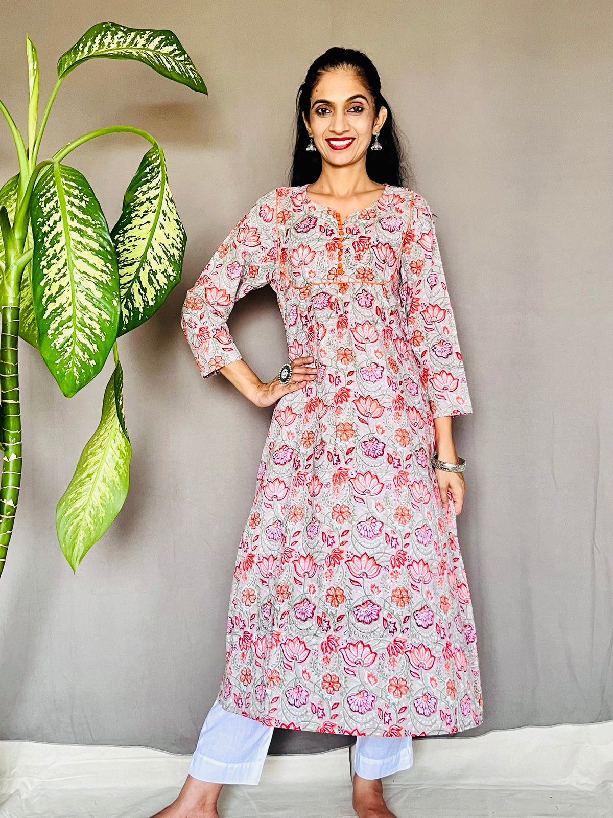 Sanganeri Print Kurti