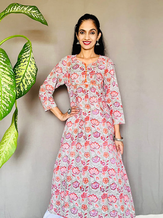 Sanganeri Print Kurti