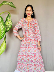 Sanganeri Print Kurti