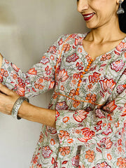 Sanganeri Print Kurti