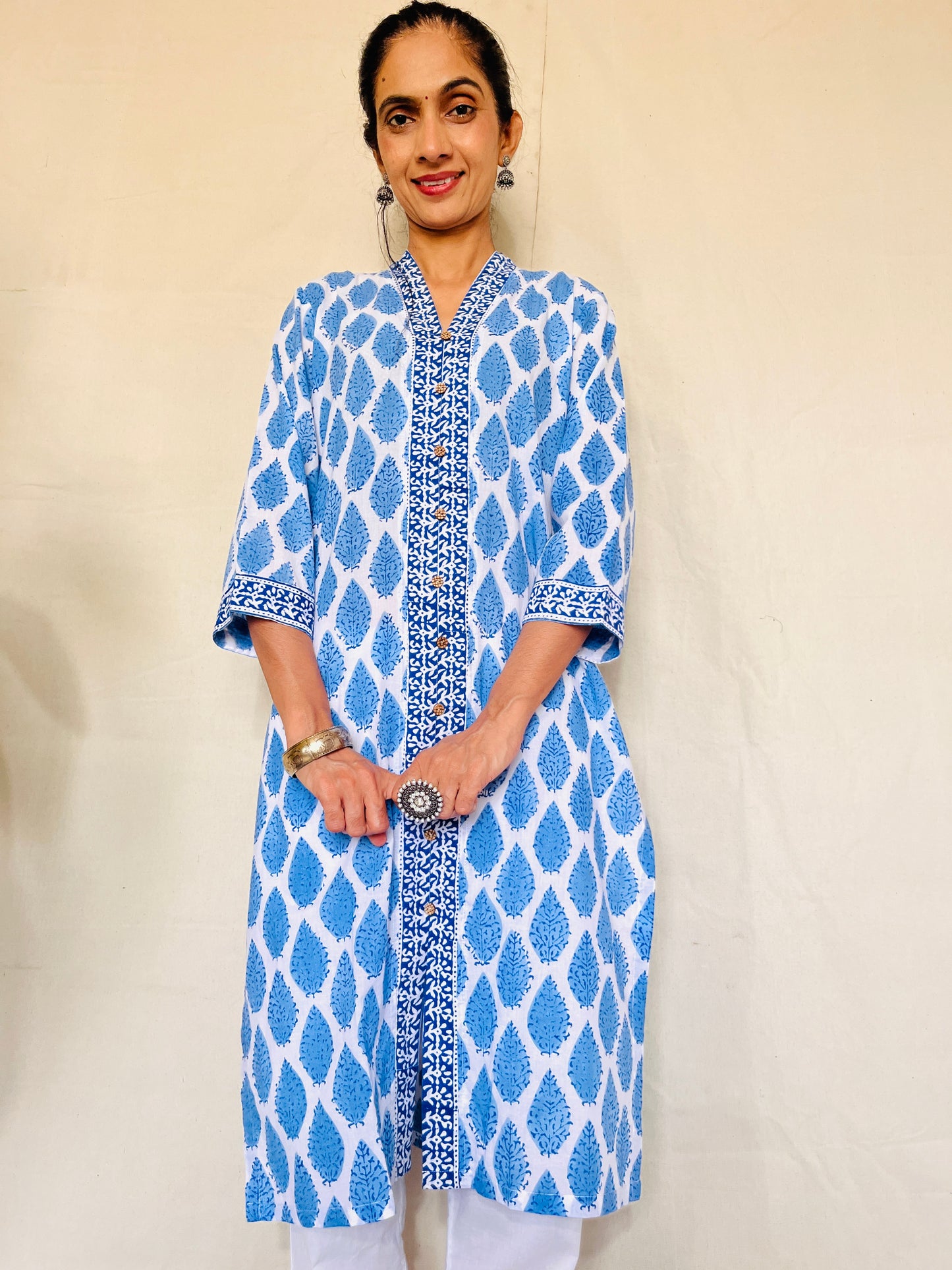 Sanganeri Print Kurti