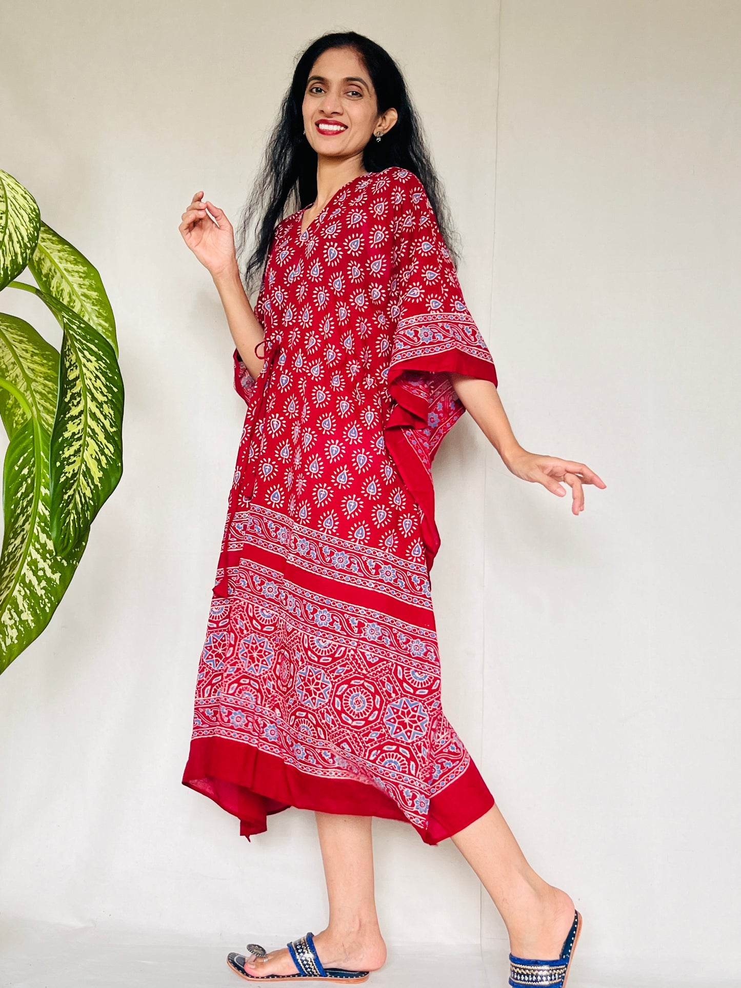 Hand Block Printed Kaftans