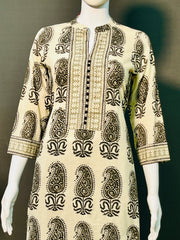 Kalamkari Hand Block Printed Kurti