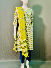 Ajrakh Dabo Printed Kurti