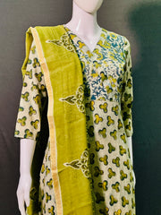 Ajrakh Dabo Printed Kurti