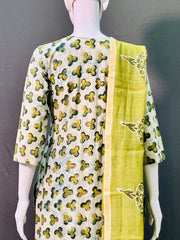 Ajrakh Dabo Printed Kurti