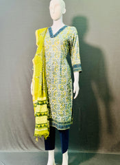 Ajrakh Dabo Printed Mul Cotton Kurti