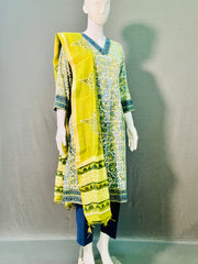 Ajrakh Dabo Printed Mul Cotton Kurti