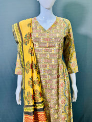 Kalamkari Hand Block Printed Kurti