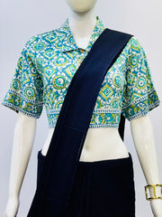 Kalamkri Collared Blouse