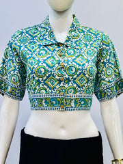 Kalamkri Collared Blouse