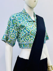 Kalamkri Collared Blouse
