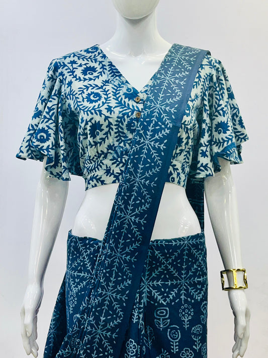 Khadi Indigo Blouse