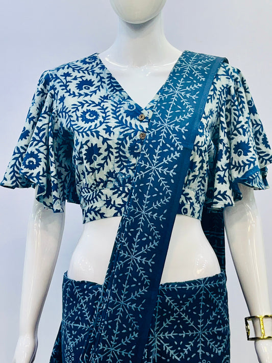 Khadi Indigo Blouse