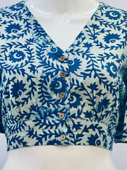 Khadi Indigo Blouse