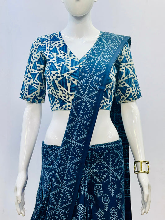 Indigo Padded Blouse
