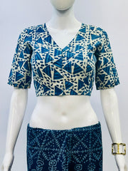 Indigo Padded Blouse