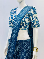 Indigo Padded Blouse